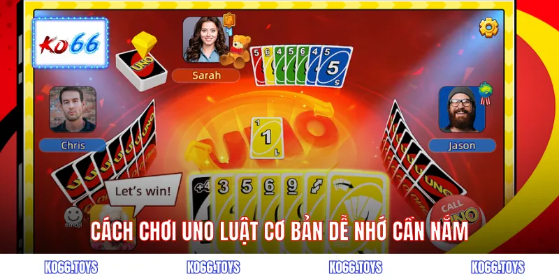 cách chơi uno